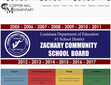 Tablet Screenshot of coppermillelementary.org